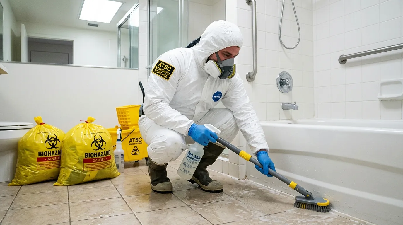 Decontamination equipment deployed for Blood Cleanup in Nesconset